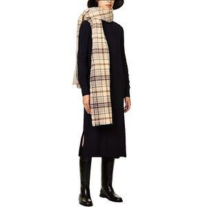 Barbour Burne Wool Blend Knitted Midi Length Sweater Dress Navy Size 8 US